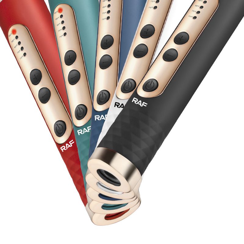 RAF Negative Ion Straightening Brush - No Damage Electric Hair Iron Easy To Use For Home_voghion.com