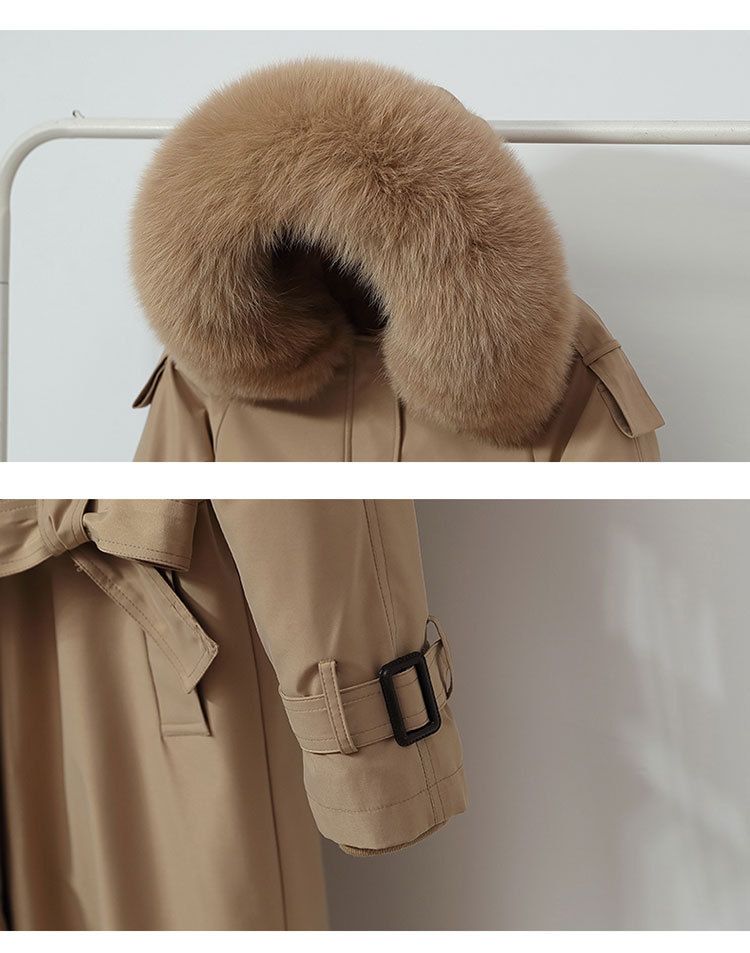 Women's Clothing Wear To Overcome Cotton-Padded Long Fashion Over The Knee One Coat Three Wear Cotton-Padded Clothes_voghion.com