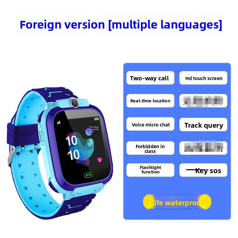Direct Supply New Children's Smart Phone 4G Call Student Watch Q12 Durability Upgrade_voghion.com
