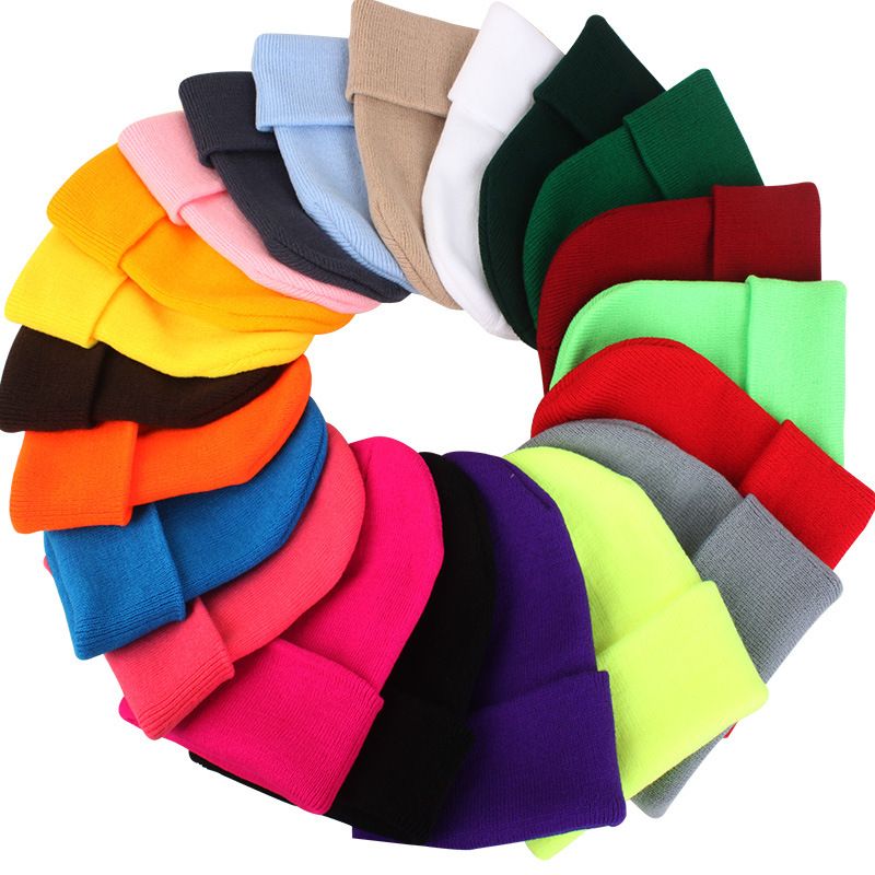 Maglione in acrilico fluorescente per uomo e donna, coppia, autunno inverno, cappello color caramella_voghion.com