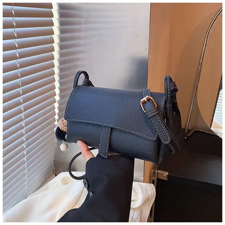 Borsa a tracolla semplice ed elegante, piccola e versatile, da donna, alla moda, squisita._voghion.com