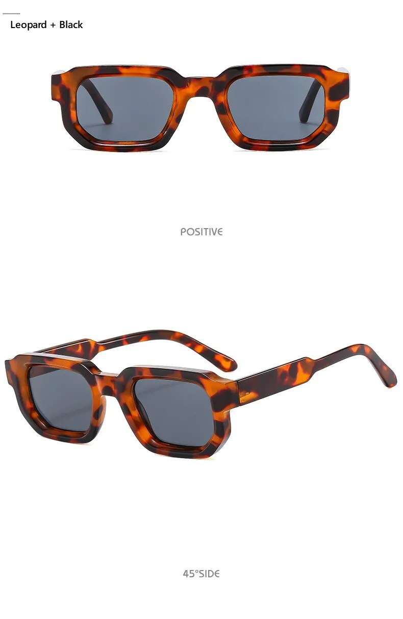 Moda Nuova Moda Blu Occhiali da sole quadrati per donne e uomini Retro Designer Lenti trasparenti Occhiali da sole Occhiali da vista UV400 all'ingrosso_voghion.com