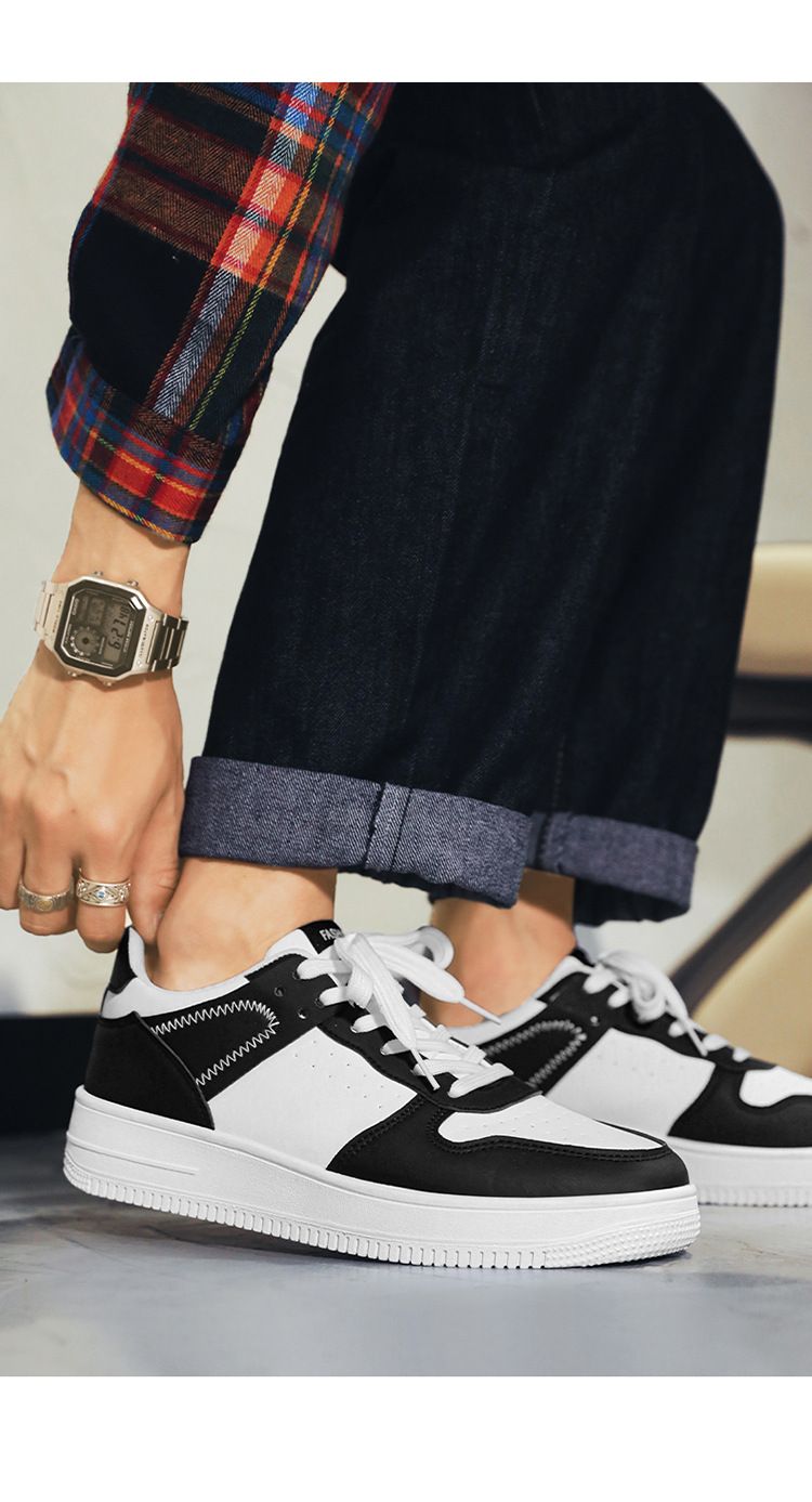 Herrenschuhe neue Sommer atmungsaktive heiße Art dicke Sohle vielseitige Weizenfarbe Freizeitschuhe Herren Netz Promi Höhe erhöhen Sportschuhe_voghion.com