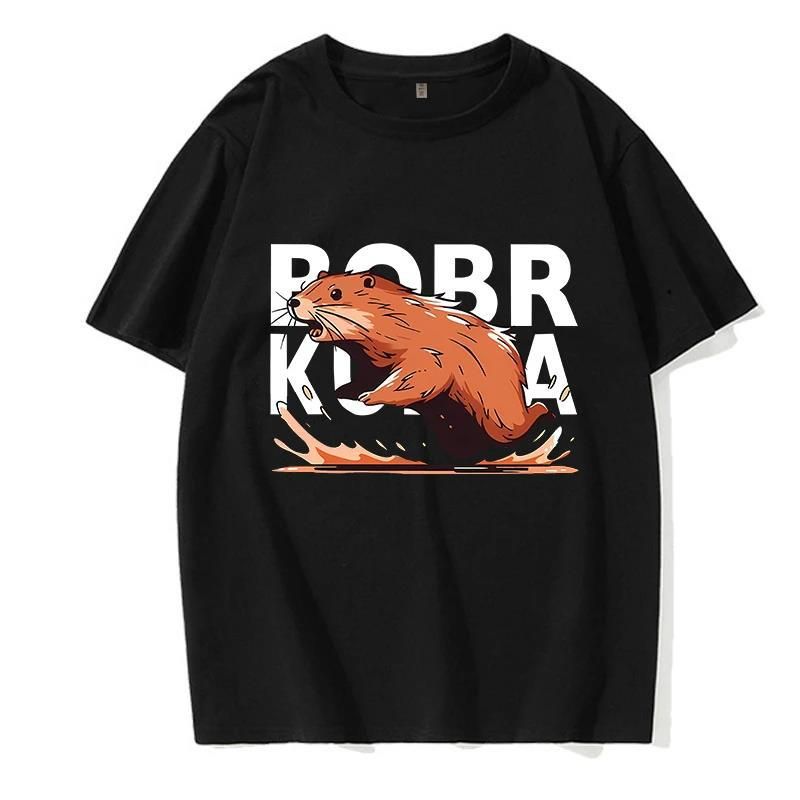 90s Cartoon Bobr Grunge Tshirt Funny Kurwa Bober Mange_voghion.com