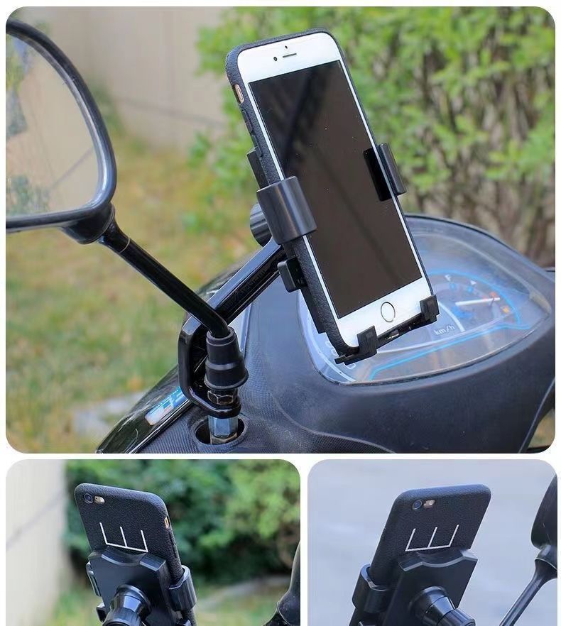Spezielle Halterung für Fahrer, Navigationshalterung für Elektrofahrräder, Autohalterung für Motorradbatterien, stoßfest zum Fahren_voghion.com