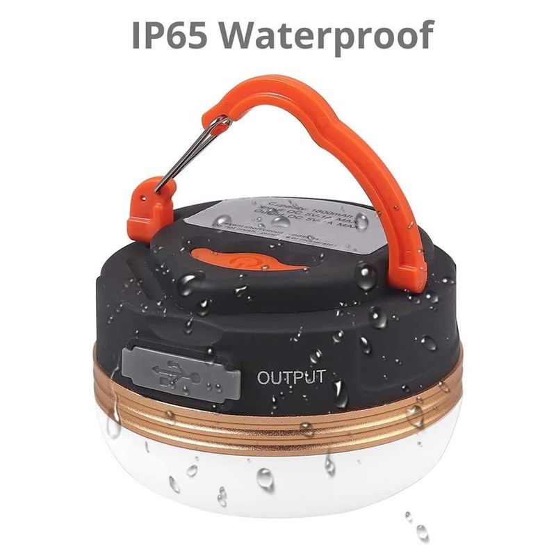 10W LED Camping Lanterne Teltlampe 1800mAh Bærbar Campinglampe Udendørs Vandring Nat Hængelampe USB Genopladelig_voghion.com