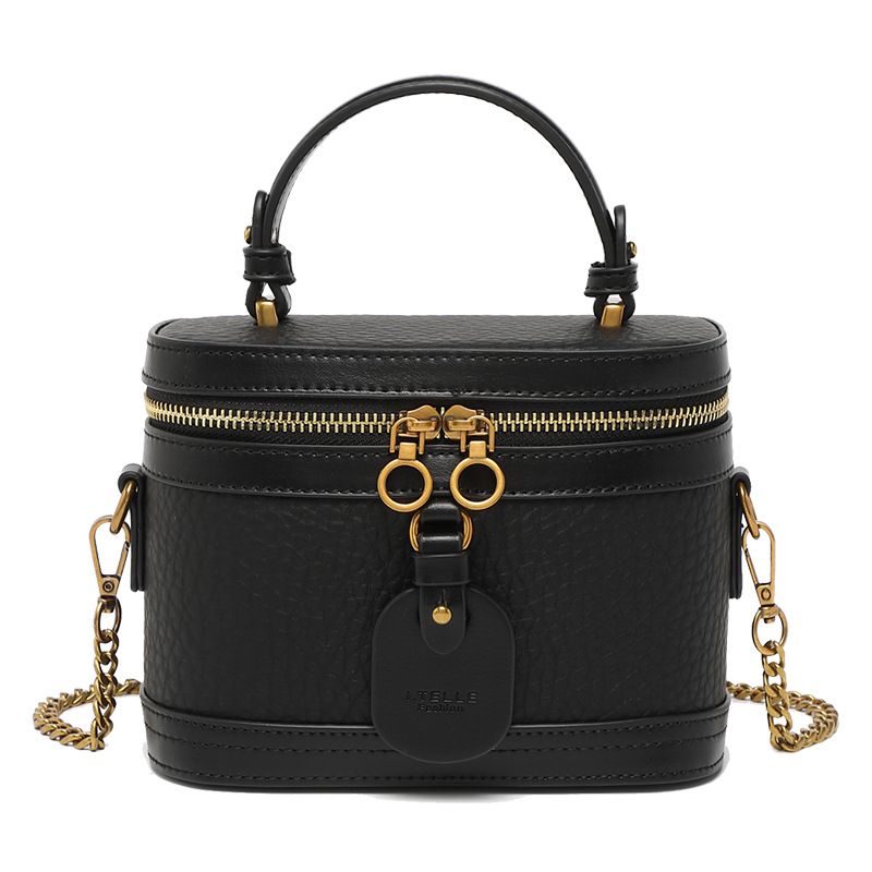 Box For Women 2025 New Trendy Fashion Versatile Niche Elegant Black Handbag Crossbody Small Shiling Women's Bag_voghion.com