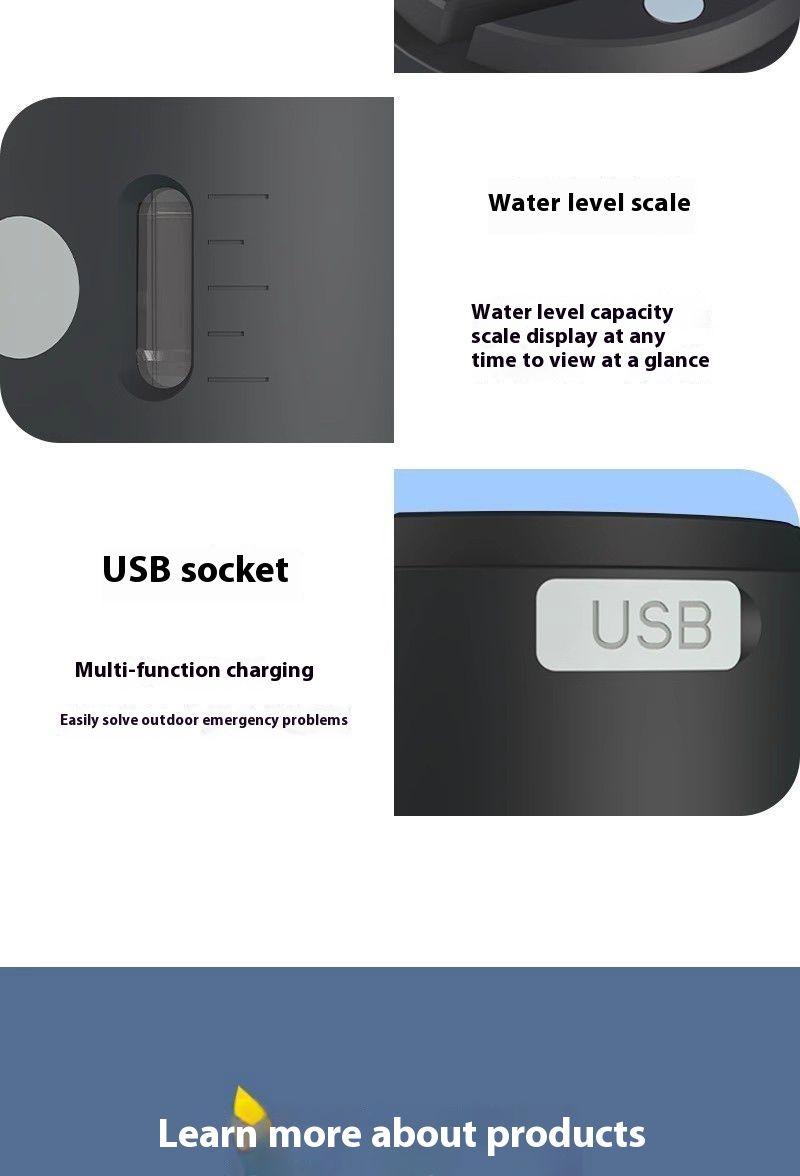 Ventilador multifuncional, batería de larga duración, linterna para acampar al aire libre, recargable, para tienda de campaña, luz repelente de mosquitos_voghion.com