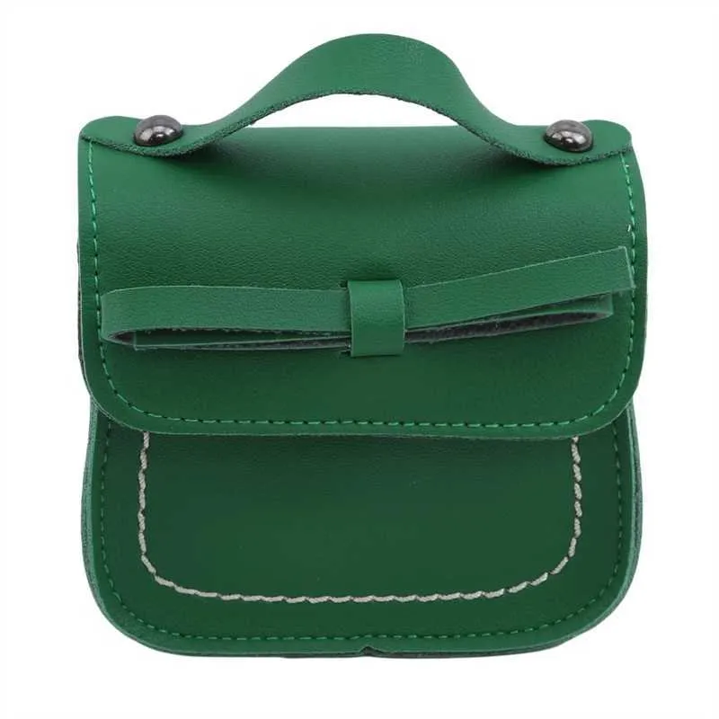 Rucksäcke Kinder Kleine Quadratische Tasche Bogen Messenger Mode Niedlich Tragbare Kleine Mädchen PU Schulter Handtaschen 220924_voghion.com