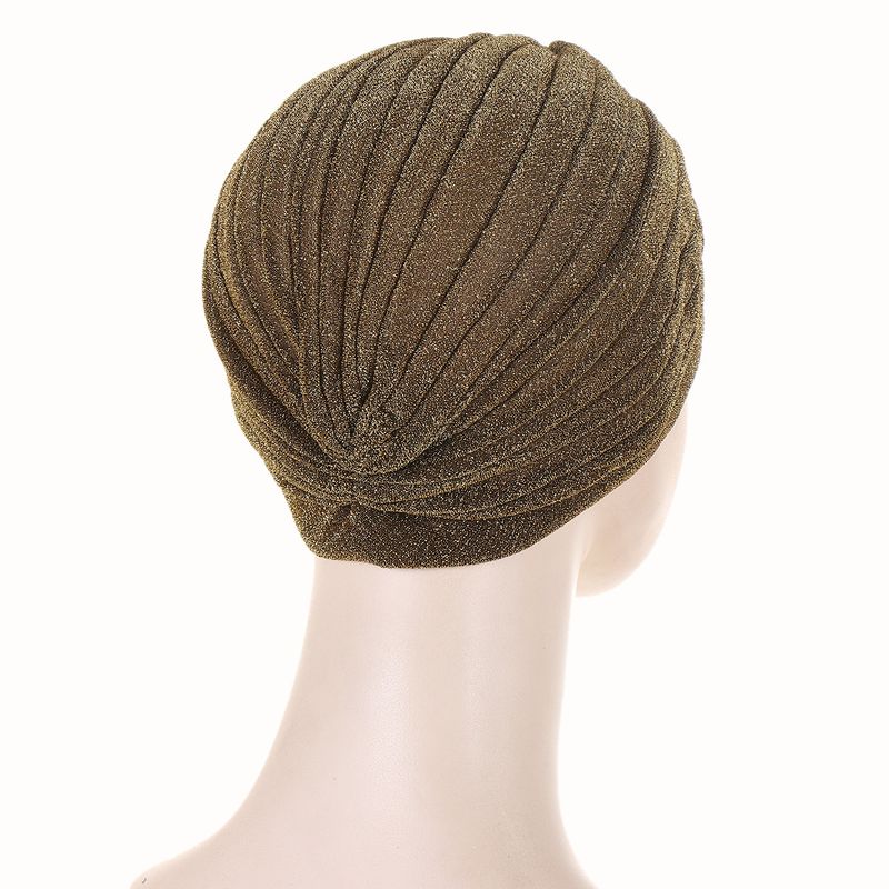 Muslimský turban, indický klobouk, zářivý hedvábný klobouk, pouliční móda_voghion.com
