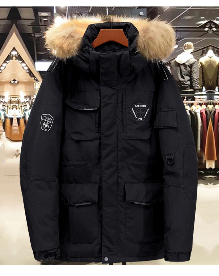 Women's Warm jacket jacket long couple thick warm tooling outdoor winter coat_voghion.com