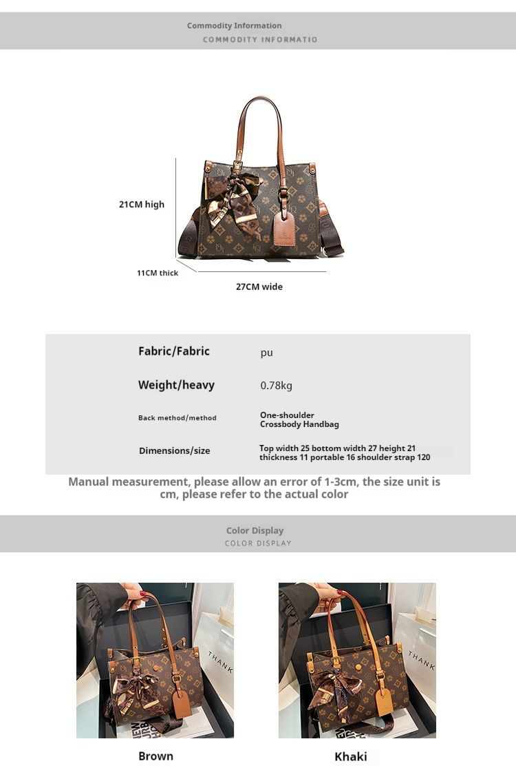 2025 Große Kapazität Einzel-Schultertasche Neue Pendler Leichte Luxus-Crossbody-Nischen-Damentasche_voghion.com