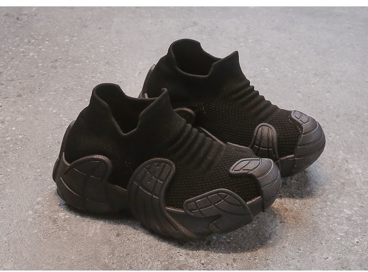 Kinderschuhe Neue Herbst Kindersocken Schuhe Mädchen Weiche Unterseite Mesh Sport Papa Schuhe Große Kinder Kurze Stiefel_voghion.com