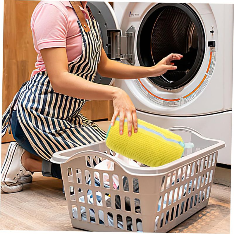 Special Washing Machine Lazy Artifact Household Machine Washing Shoe Bag Shoe Anti Deformation Thickened Cylindrical Washing Bag_voghion.com