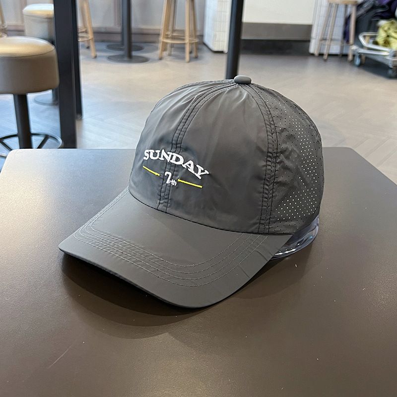 Unschlagbare Qualität, leichte Baseballkappe für Damen, weiches Oberteil, schnelltrocknend, Laufen im Freien, Sport, Duckbill Cap für Herren, kleines Gesicht, Sonne_voghion.com