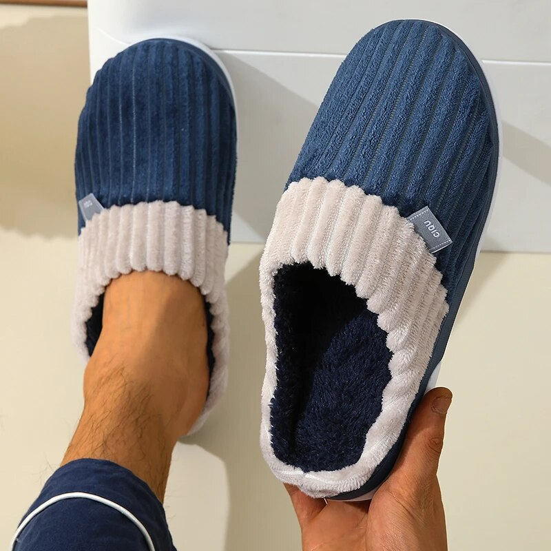 Dames Huis Zacht Huis Katoenen Slipper Heren Winter Indoor Lichte Vloer Schoenen Stilte Slides Slaapkamer Slippers_voghion.com