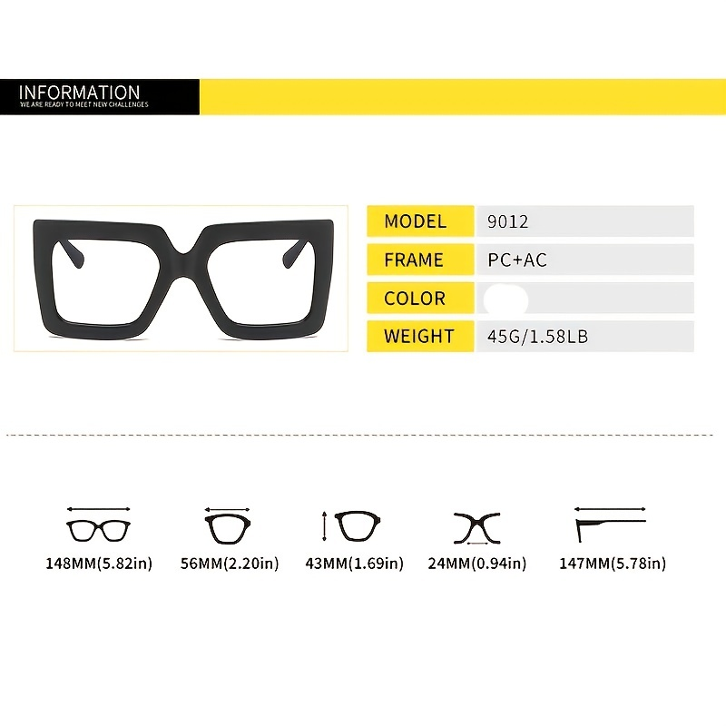 Two-color Transparent Square Frame Blue Light Blocking Glasses,Spectacles Lens,Computer Reading/Gaming/TV/Phones Glasses Relieve Eye Fatigue & UV Glar_voghion.com