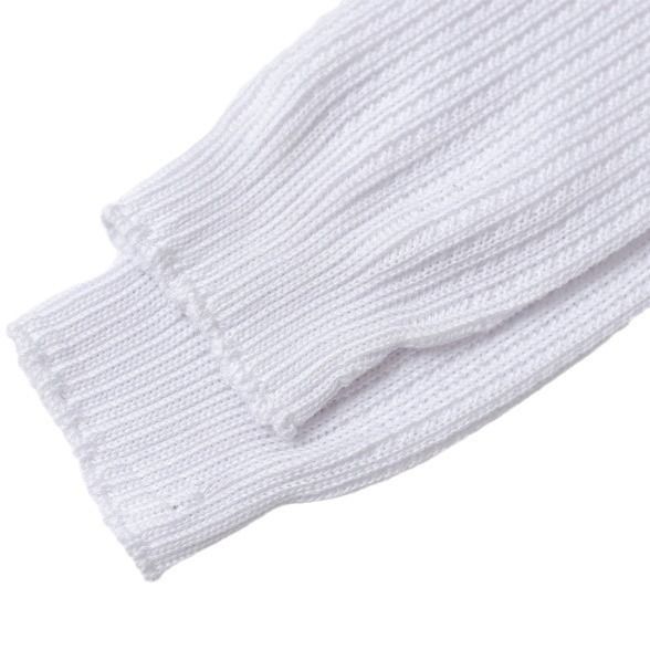Elephant JK Extended High White Slouch College Style Knee-High Calf Over-the-Knee Long Tube Socks For Women_voghion.com