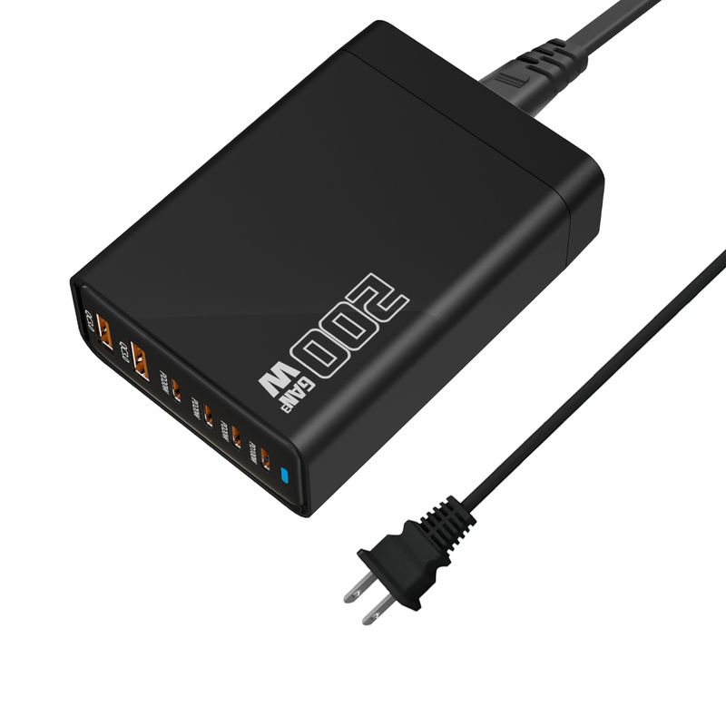 syct 200W Gallium Nitride Multi-Port PD100w Charging Universal Multi-Function Fast Charger For DJI Drones_voghion.com