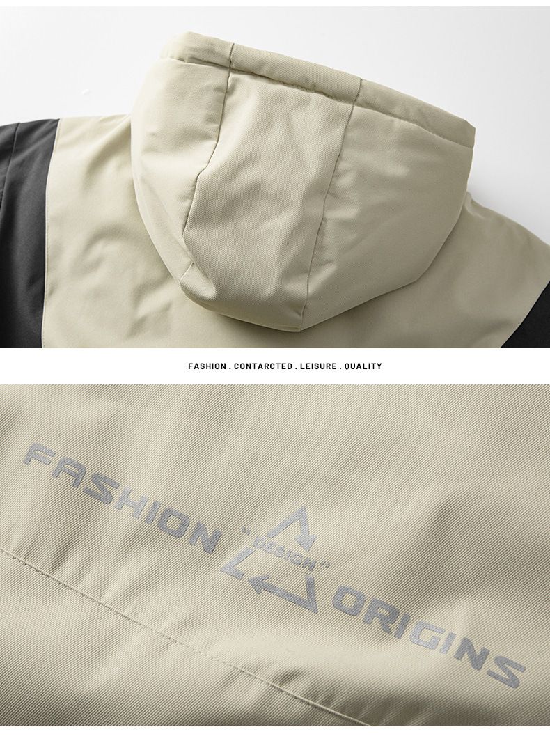 Piumino invernale casual da uomo con cappuccio - Piumino d'anatra bianco con potere riempitivo 600, antivento e traspirante, vestibilità comoda per freddo estremo (-30°C)_voghion.com