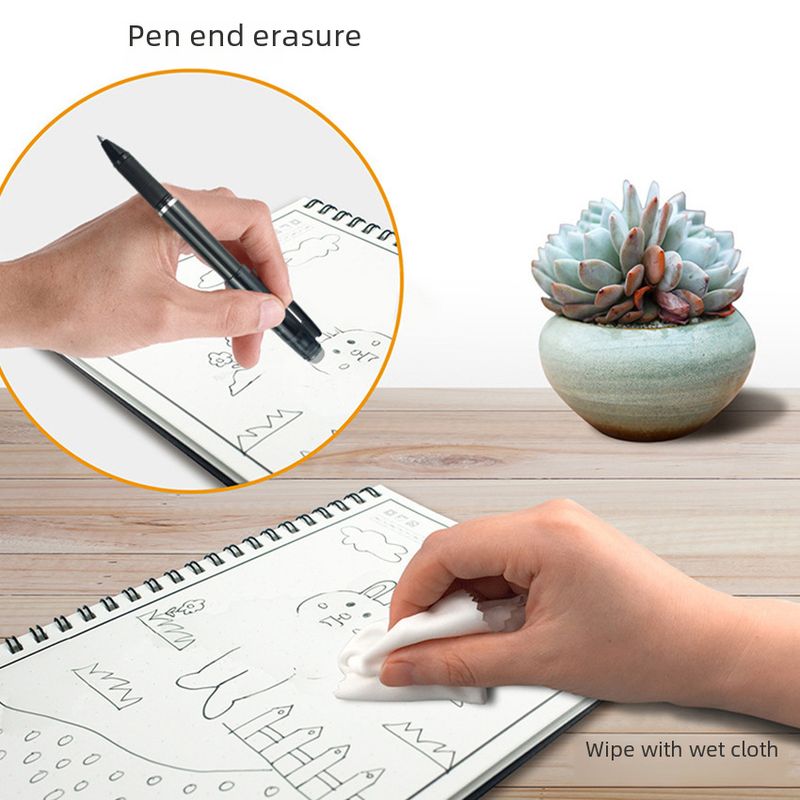 NEWYES PP Series notebook erasable intelligent repeatable writing APP drawing book e-student erasable_voghion.com