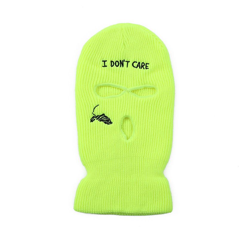 Driegats gebreide muts voor mannen en vrouwen, warme wollen letters, gehoorbescherming, fietsmuts voor volwassenen, veelkleurig, groothandel, koepel_voghion.com