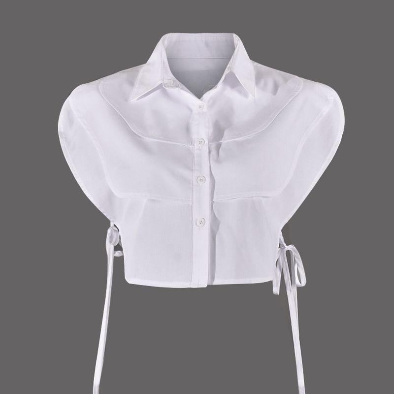 Camicia da donna con lacci senza maniche e cuciture a vista sull'ombelico_voghion.com