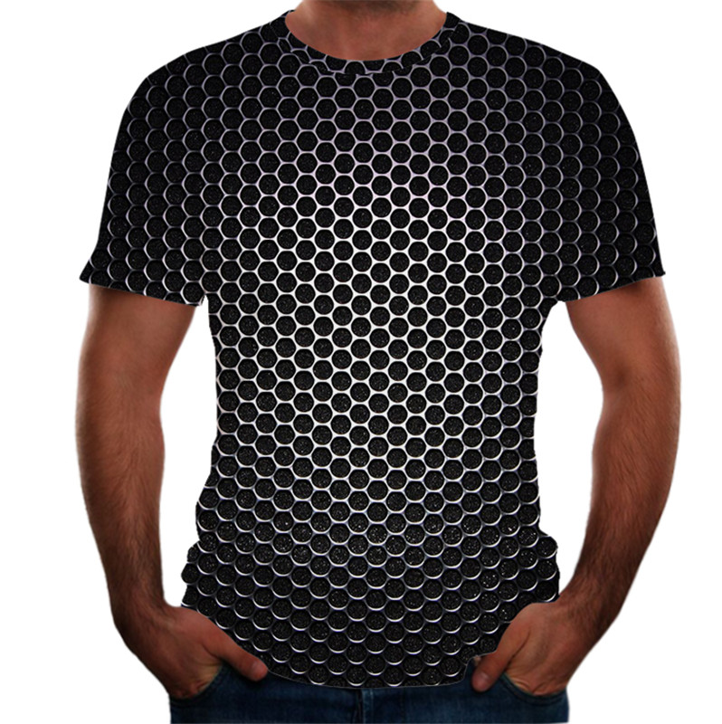 Jungen Kleidung Anime Harajuku Top Sommer 3D Mode Herren T-Shirt O Kragen Hemd Große Größe Streetwear_voghion.com
