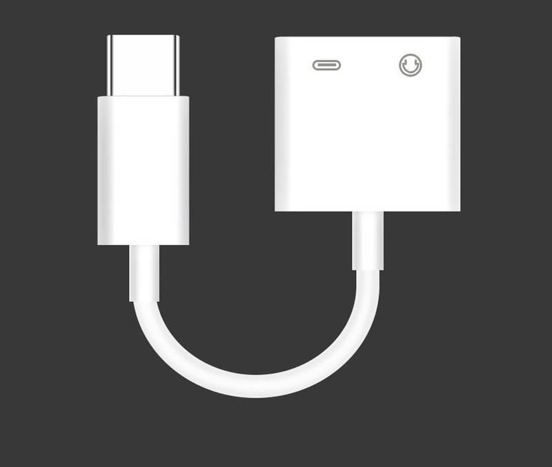 C típusú adapter 2 az 1-ben elosztó Samsung Galaxy S21 S20 FE Note 20 Ultra Note 10 Plushoz USB C - 3,5 jack fülhallgató audiokábel_voghion.com