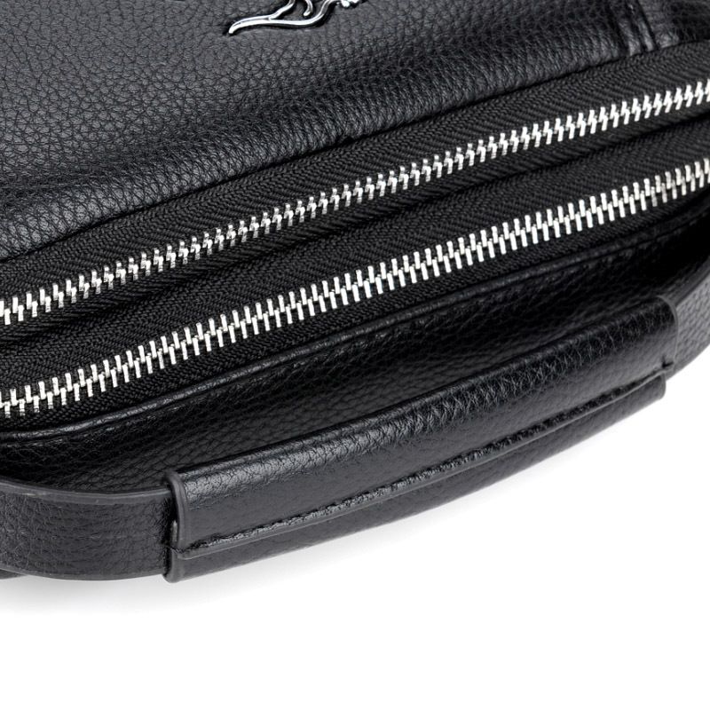 New Backpack Handbag Men's Leather Horizontal Large Capacity Business Briefcase Crossbody Bag_voghion.com