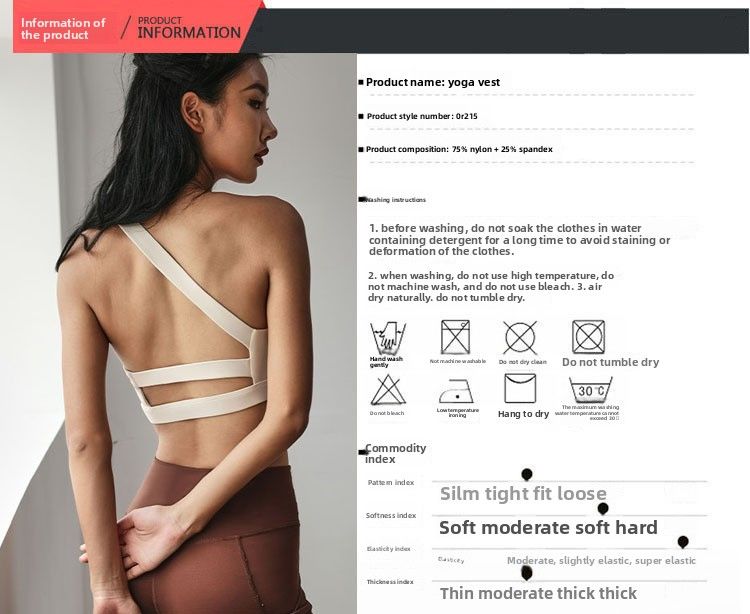 2025 Yoga-Sport-Fitnessweste für Frauen, Brustwickel, schnelltrocknend, hohe Elastizität, unregelmäßiges Design, schöner Rücken,_voghion.com