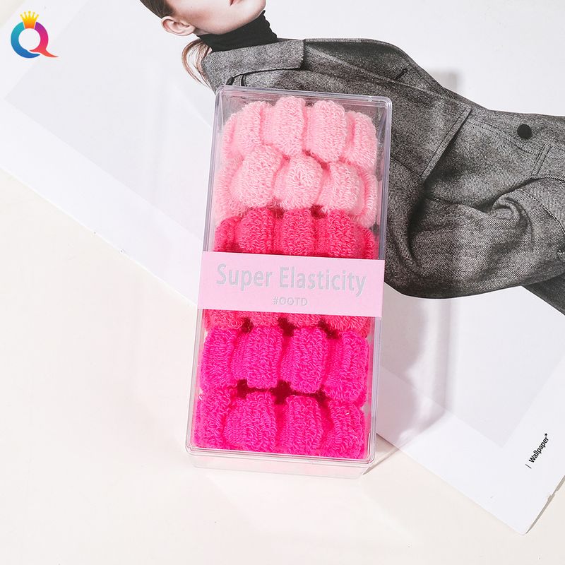 Corda per capelli in scatola spessa con bobina di lana ad alta elasticità, fascia per capelli in gomma di alta qualità, senza cuciture, anello per capelli all'ingrosso_voghion.com