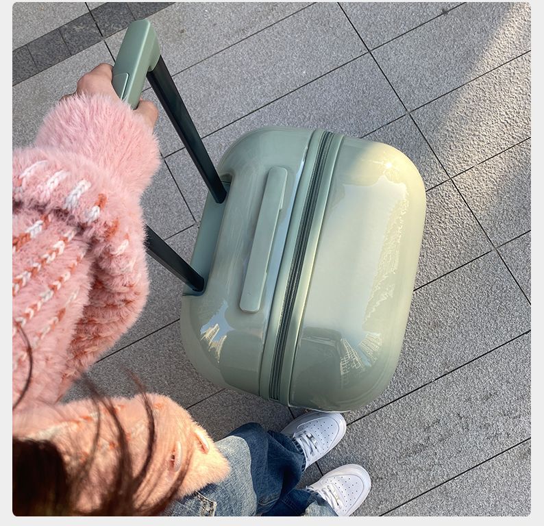 Mala multifuncional feminina 20 polegadas pequena mala de viagem para sorvete mala de couro mala de código de estudante mala de embarque_voghion.com
