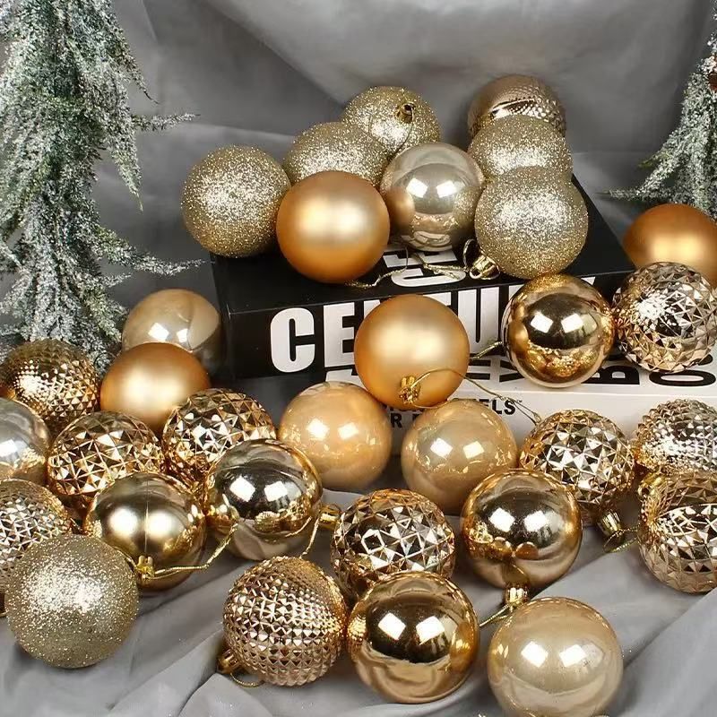 Christmas Ball 106pcs Christmas Tree Hang Ball Pendant Pvc Portable Set Ornament_voghion.com