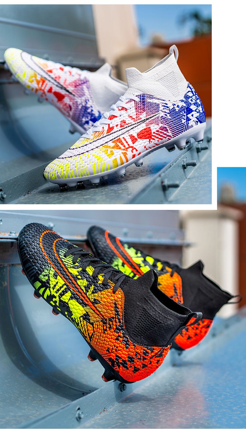 Falcon Neue High-top Lange Fußball TF Gebrochen Spike Spezielle Trainingsschuhe Fußball männer Modell_voghion.com