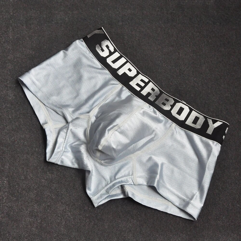 MERCURY Cool Ice Silk Nowe bokserki Spodenki Moda Majtki Wnętrze Dom Bielizna Męska M L XL XXL Bokserki Wyprzedaż_voghion.com