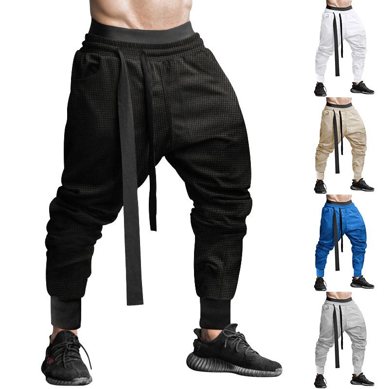 "Men's Breathable Harem Pants – Multi-Pocket Outdoor Lounge Pants With Drawstring Waist (Quick-Dry & Stretch Fabric, S-XXXL)"_voghion.com