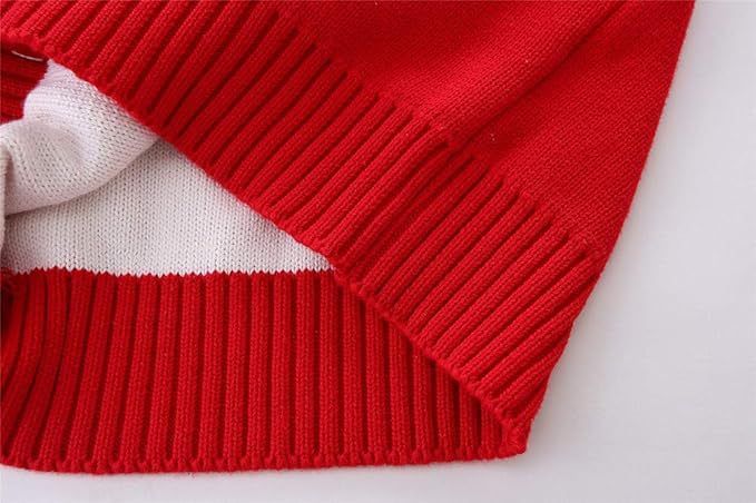 Pull en tricot doux pour enfants, motif dessin animé, unisexe, avec imprimés amusants (100-140 cm)_voghion.com