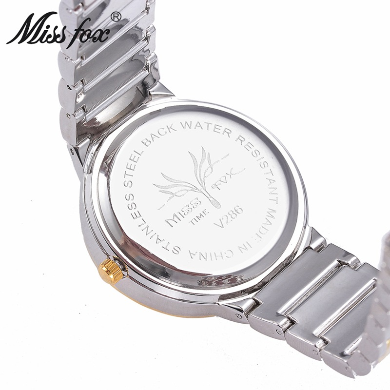 Creative European Business Quartz Watch Imported Movement Alloy Diamond Double Press Steel Buckle Fashion Quartz Watch_voghion.com
