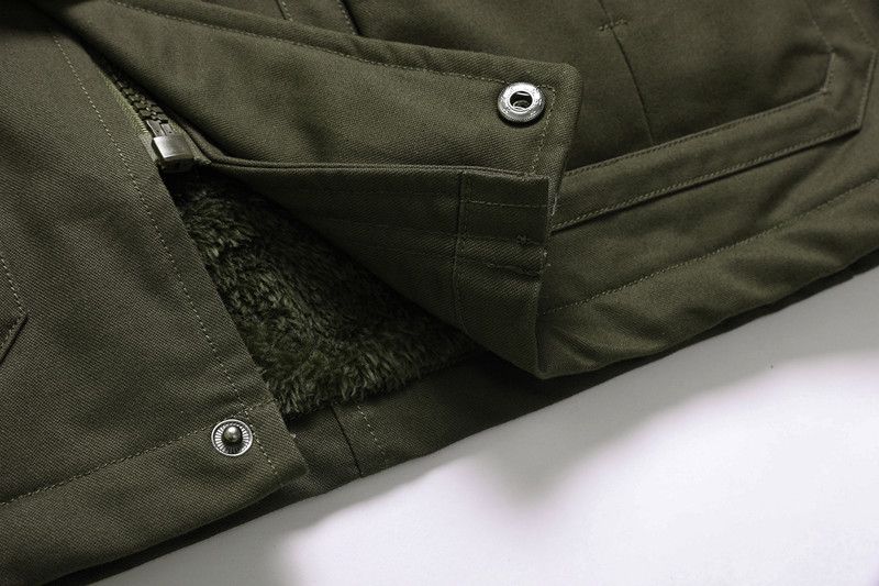 Men’s Vintage Workwear Jacket – Hooded Cotton Utility Coat With Fleece Lining & Multi-Pockets (S-XXXL, 3 Colors)_voghion.com