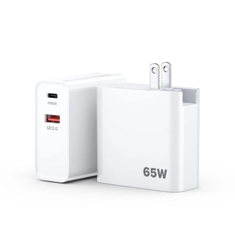 syct 65W Gallium Nitride Fast Charger PDQC3.0 Dual Port Charging Mobile Phone Laptop_voghion.com