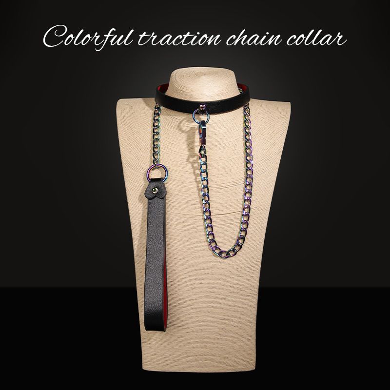 Interesting Sm Traction Collar Bondage Neck Collar Alternative Adult Products High-end Props Role-playing_voghion.com