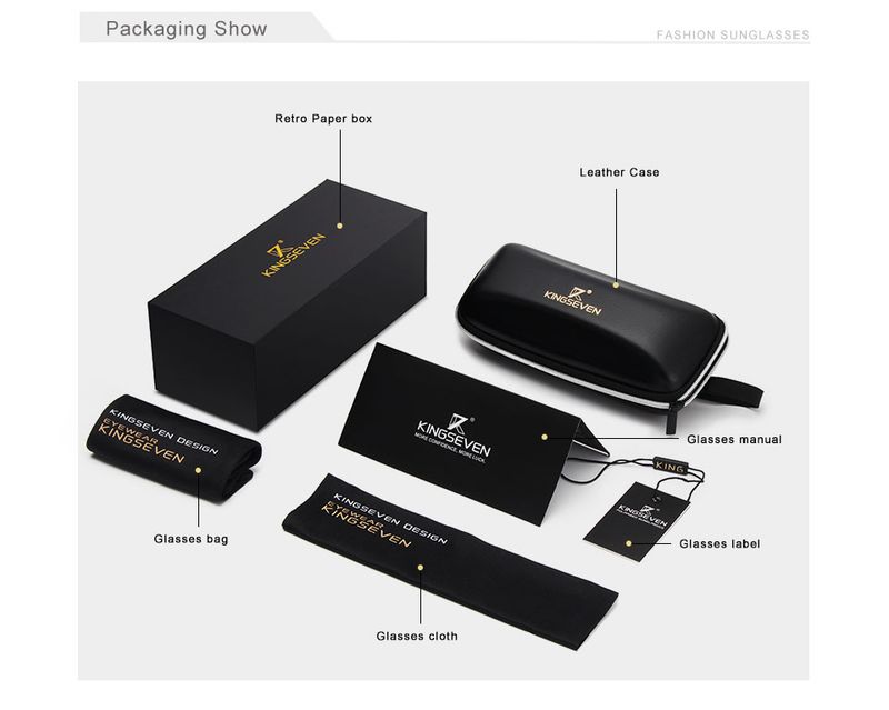 Nuovi arrivi KINGSEVEN New Vision Occhiali da sole da uomo Marchio di design Moda polarizzata Guida notturna Luce migliorata a pioggia Nuvola Nebbia_voghion.com
