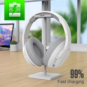 Bluetooth Wireless Over-Ear 48H Playtime And With Microphone, HiFi Stereo Foldable Lightweight Headphones For De_voghion.com