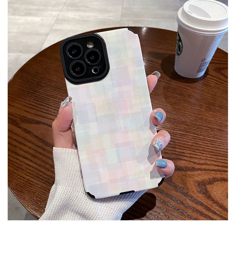 Custodia per telefono a quadri colorati 11/14/13 per donna, compatibile con iPhone 12, 6s/8 Plus, Nuovo Pro Max_voghion.com