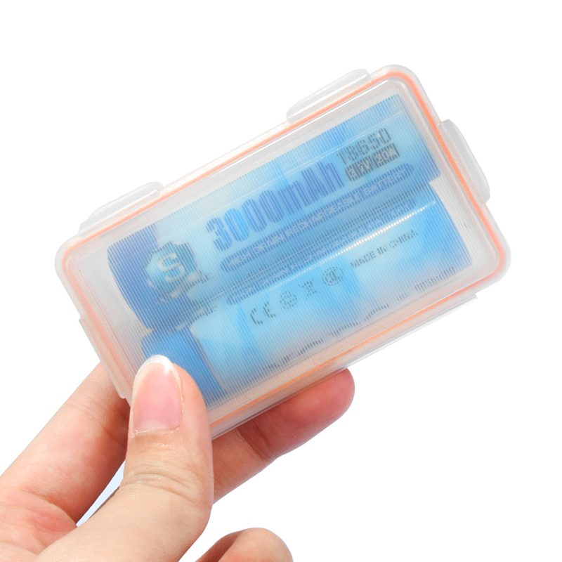 Soshine 4Pcs Hard Plastic Case Holder Storage Box For 2/4x 18650 Batteries Battery Box Container Organizer Box Case Holder_voghion.com
