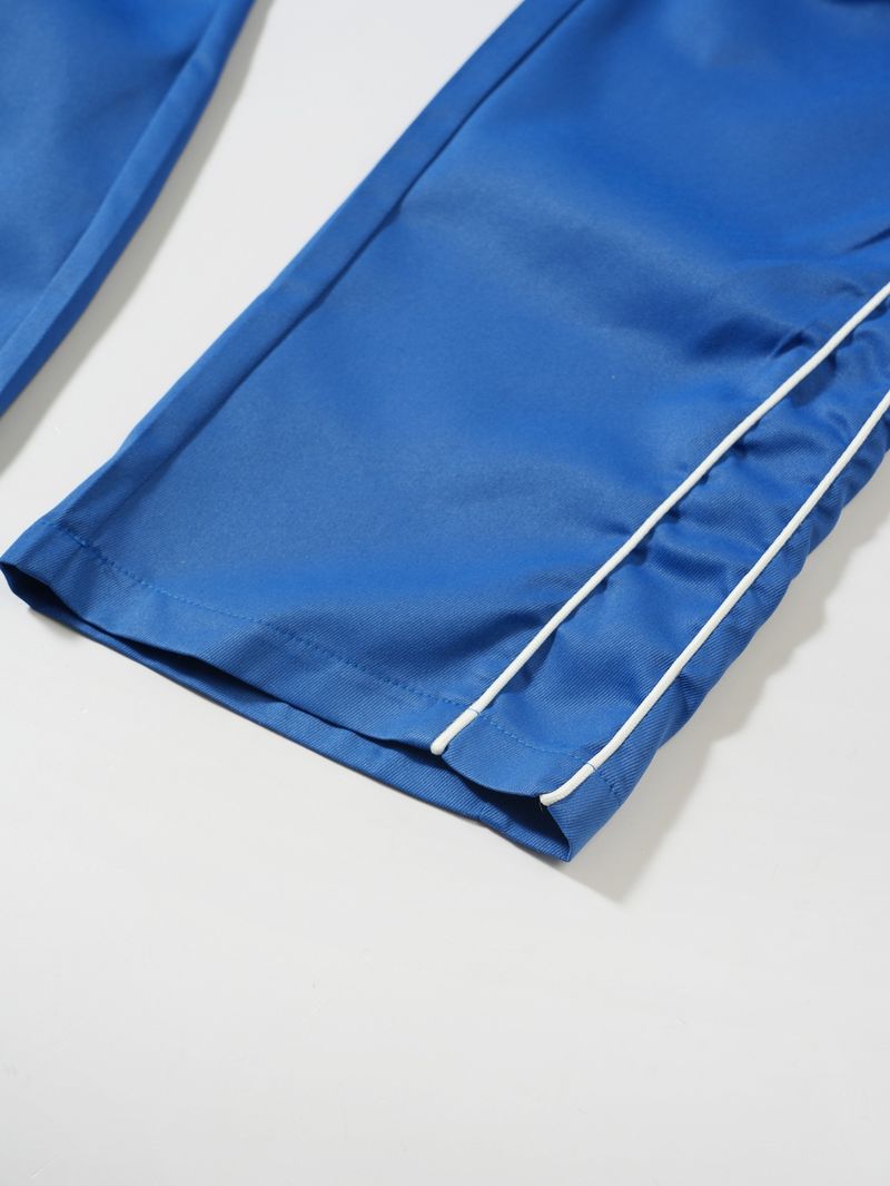 Miesten vaatteet Uudet High Street Retro -toiminnalliset housut keväällä ja kesällä Miesten Urheiluhousut Löysät suorat housut_voghion.com
