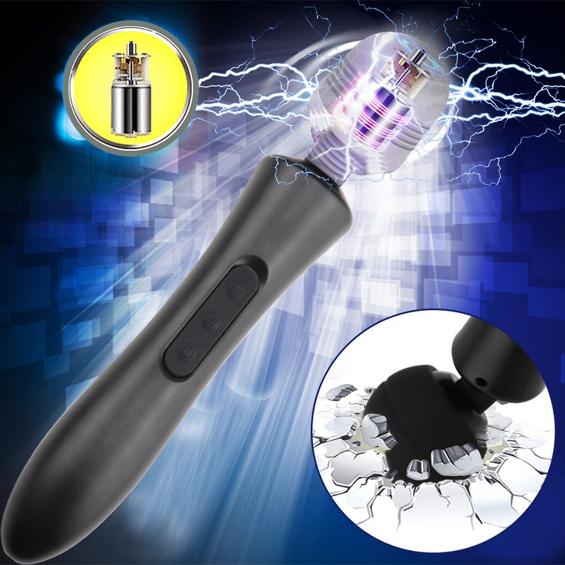 10 Modi Leistungsstarker Vibrator Silikon Spielzeug für Erwachsene für Frau Magic Massager Zauberstab Klitoris Stimulator Sex Shop_voghion.com