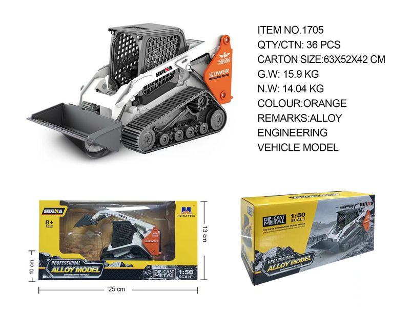 Set di modelli di veicoli da costruzione in lega Mother & Kids in scala 1:50 - Mini escavatore, autocarro con cassone ribaltabile e gru giocattolo resistenti per bambini e collezionisti_voghion.com