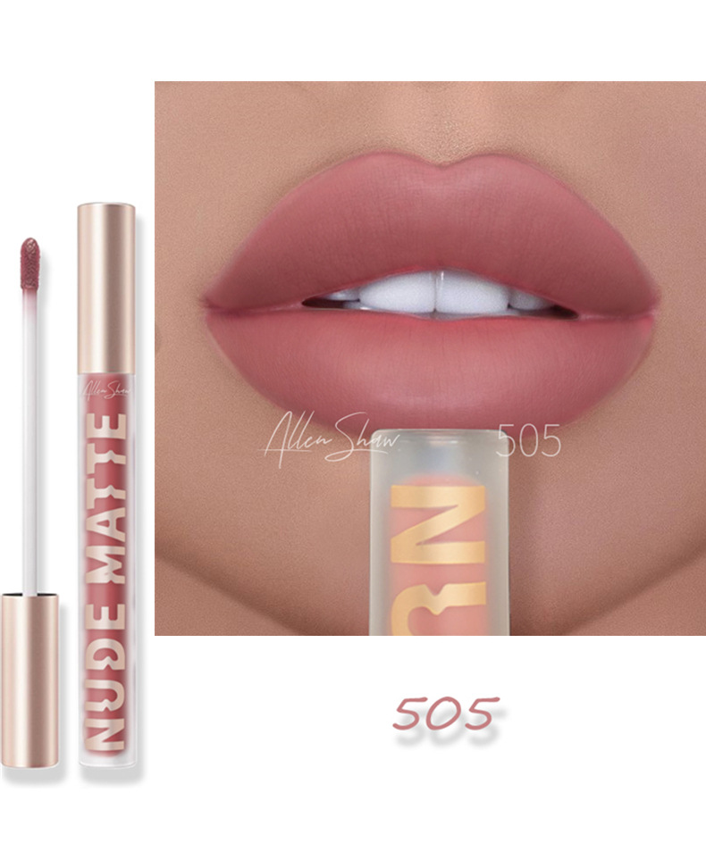 Maquillage 8 couleurs mat rouge à lèvres imperméable longue durée rouge à lèvres Sexy rouge rose Veet Nude rouges à lèvres maquillage s_voghion.com